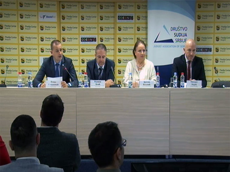 Konferencija za medije: Ustavne izmene – Polazne osnove za uspešnu reformu pravosuđa (VIDEO)