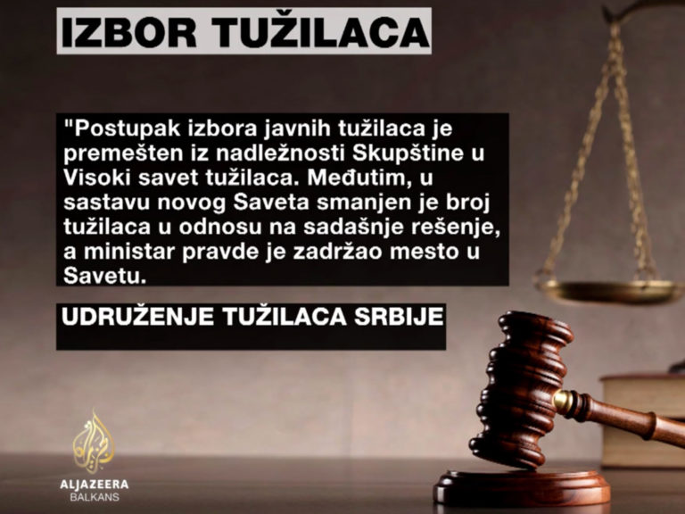 Srbija: Sudije i tužioci nezadovoljni predloženim ustavnim promjenama