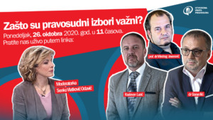 Uživo tematska otvorena vrata – Zašto su pravosudni izbori važni?