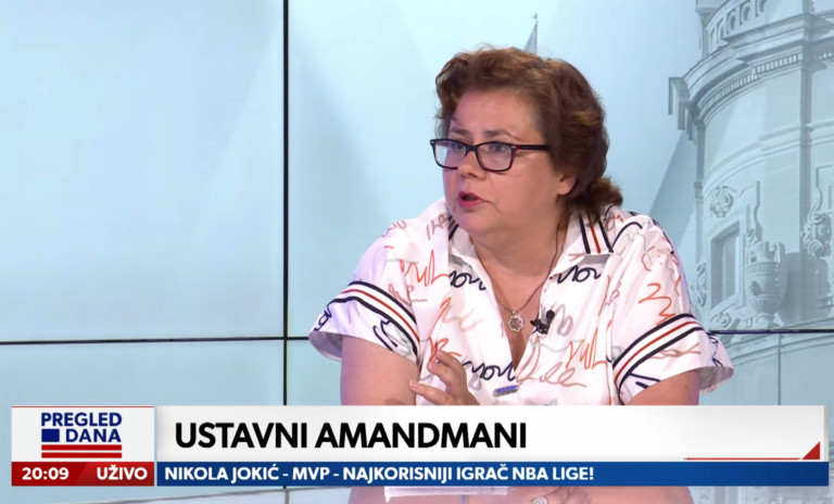 Lidija Komlen Nikolić gostovala u Pregledu dana na Newsmax Adria