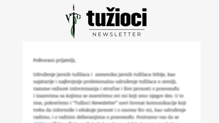 Čitajte TužiociNewsletter