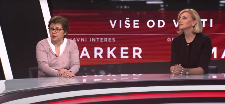 Milena Božović i Lidija Komlen Nikolić gostovale u emisiji Marker na Insajder TV