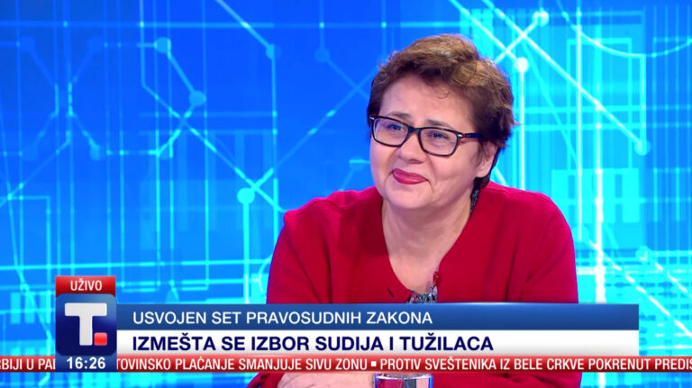 Lidija Komlen Nikolić: Novi zakoni o pravosuđu doneće benefite pod uslovom da budu primenjeni