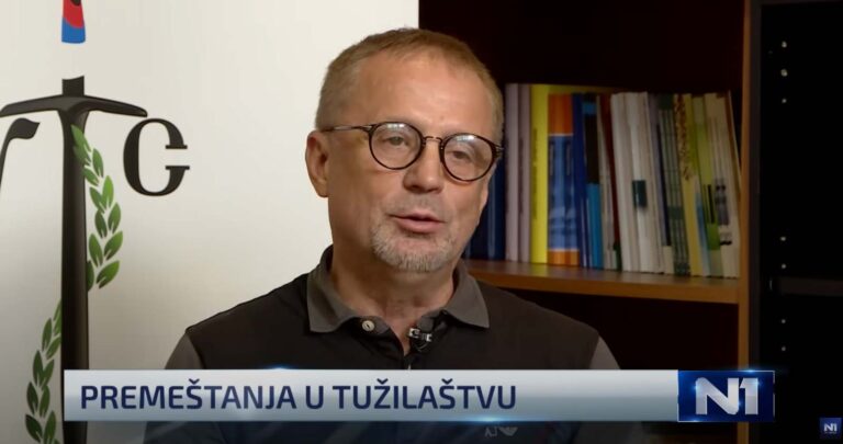 Goran Ilić za emisiju “Newsnight” na N1: Osnovna funkcija VST je zaštita samostalnosti javnih tužilaca
