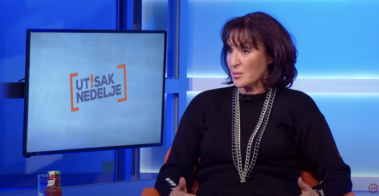 Jasmina Paunović gostovala u emisiji “Utisak nedelje” na televiziji Nova S