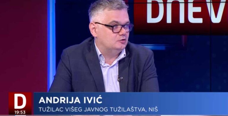 Andrija Ivić, tužilac Višeg javnog tužilaštva u Nišu: Potpisnici saopštenja u kojem se osuđuju predsednikove pretnje doslovce traže da se primenjuje Ustav i zakon