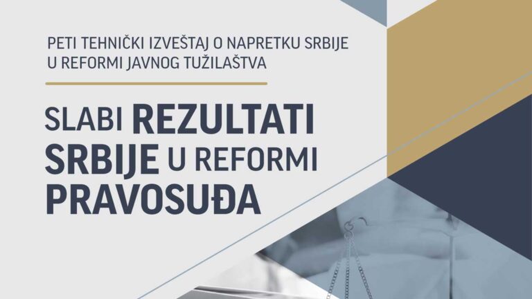 Slabi rezultati Srbije u reformi pravosuđa