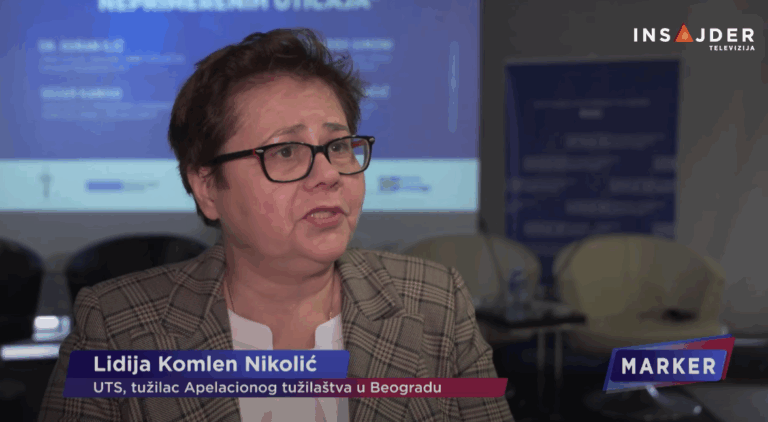 Komlen Nikolić i dr Đorđević za Insajder TV: Pritisak dolazi sa svih strana, Visoki savet tužilaštva osudio neprimerene uticaje