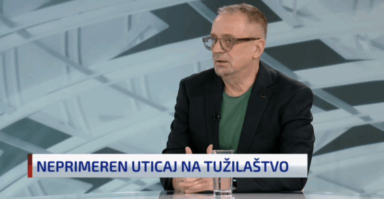 Tužilac Ilić: Ne možete da budete ni na jednoj bitnoj poziciji u javnom tužilaštvu ako nemate podršku političke vlasti