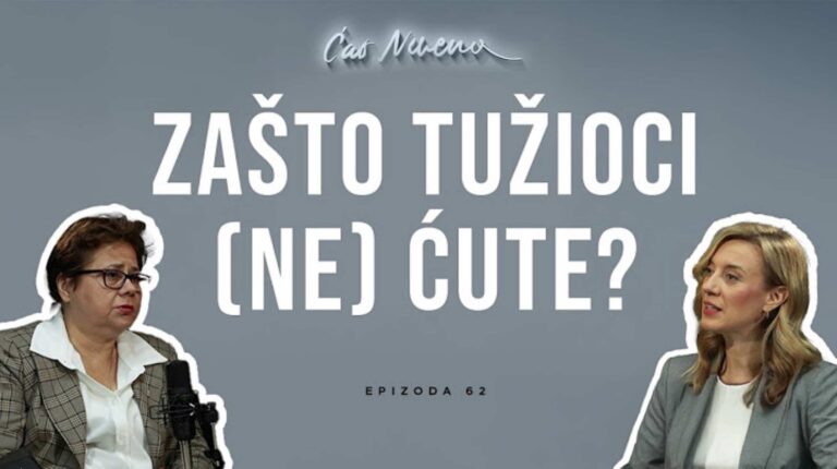 Lidija Komlen Nikolić u podkastu “Ćao Nevena”: Zašto tužioci (ne) ćute?