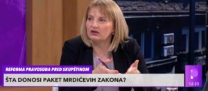 Svetlana Nenadić za “Puls Srbije” o izmenama seta pravosudnih zakona